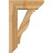 Ekena Millwork Funston Slat Rough Sawn Bracket w/ Offset Brace, Western Red Cedar, 8"W x 24"D x 36"H BKT0806X24X36FST06RWR - alternate 2